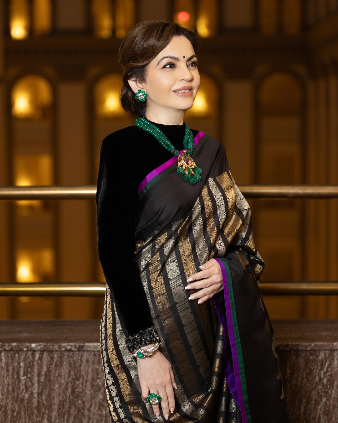 Nita Ambani’s Custom-made Kanchipuram Saree